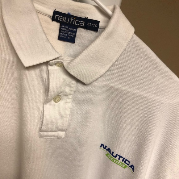 *SOLD!* Vintage Nautica Scuba Polo Shirt - Picture 4 of 5